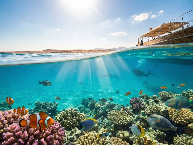 Red Sea diving and beach